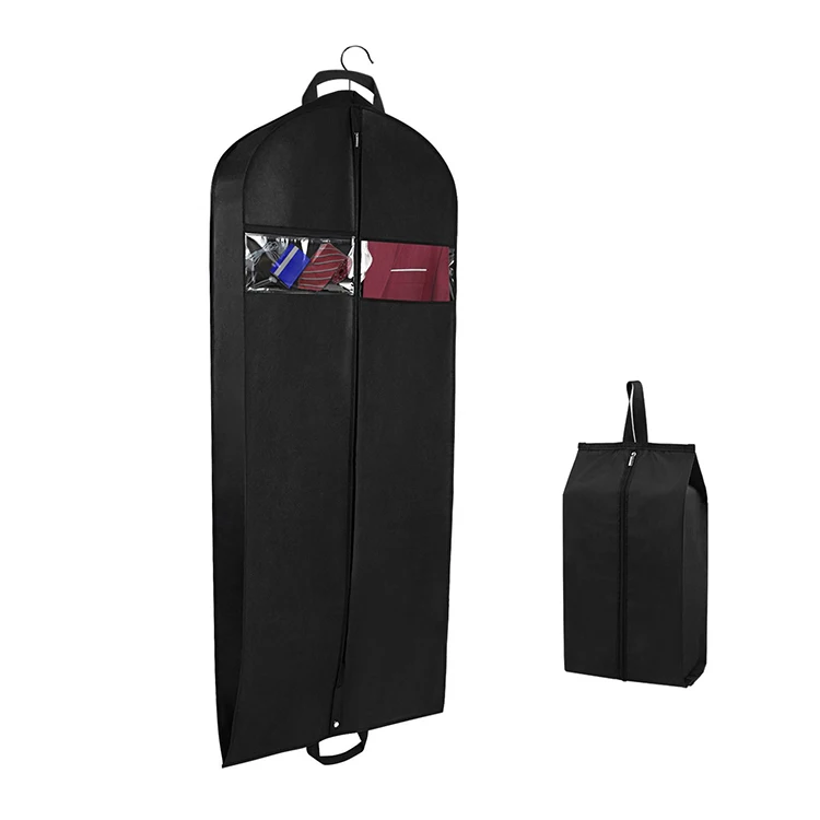 Factory Sales Customized Black Suit Garment Bag With Custom Logo Buy