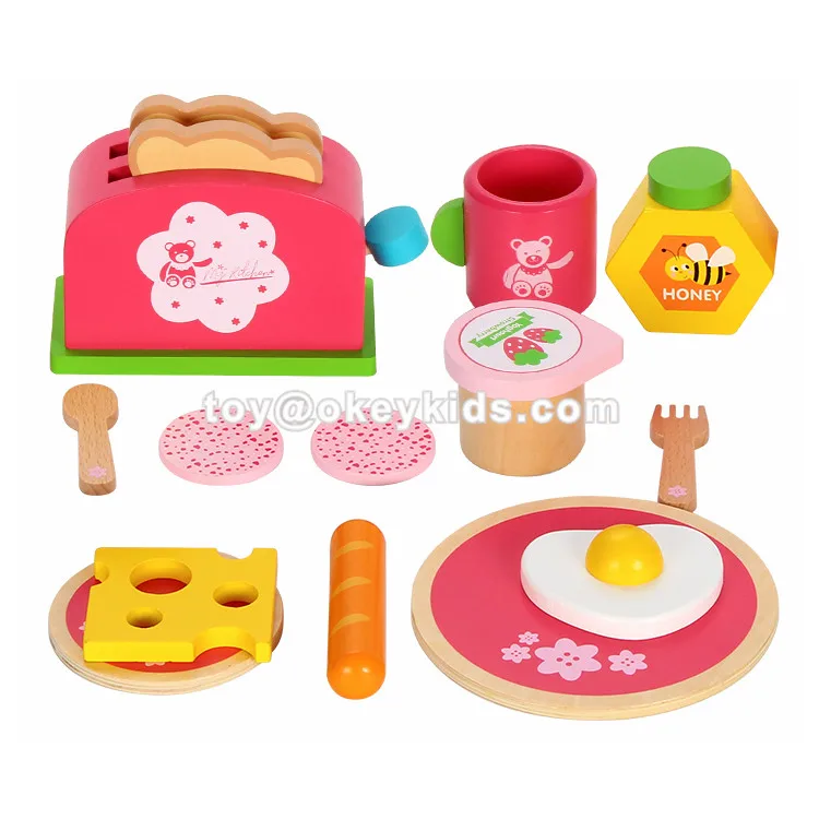 2019 New fashion pretend play wooden mini food toys for kids W10B297