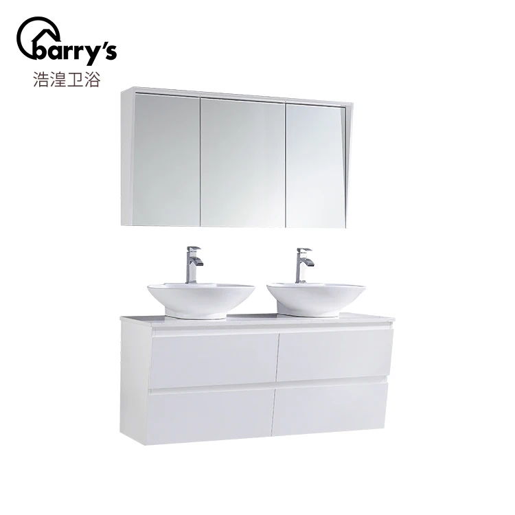 European Style Modern Wall Mounted Double Sink Bathroom Vanity With Mirror Cabinet Sets Buy Bathroom Mirror Vanity Cabinet Double Sink Bathroom