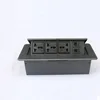 3 universal international power l desktop power pop up socket/desk socket hidden outlets for office with RJ45 RJ11,network