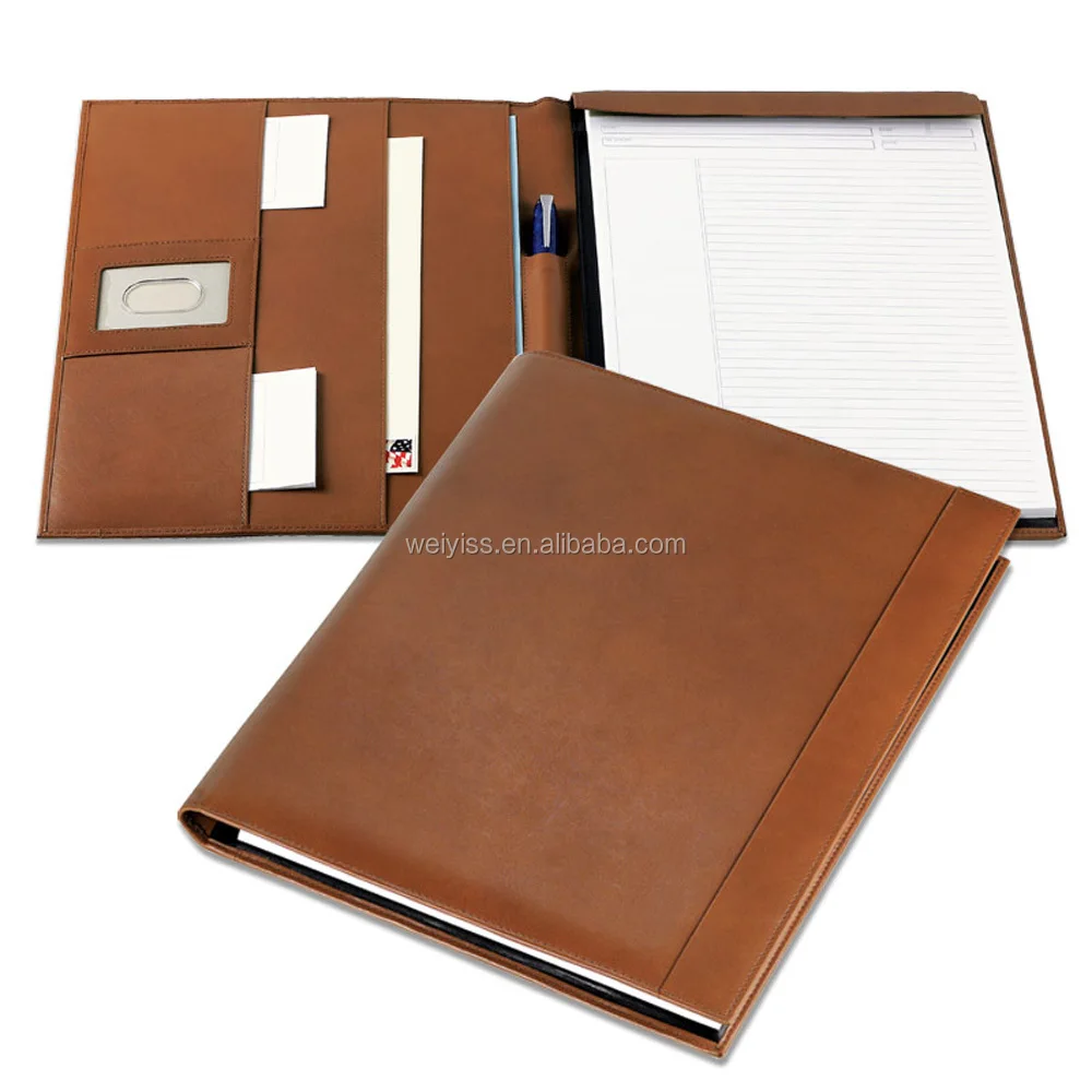 size leather letter portfolio Organizer,A4 Custom Leather Size Portfolio Letter Business