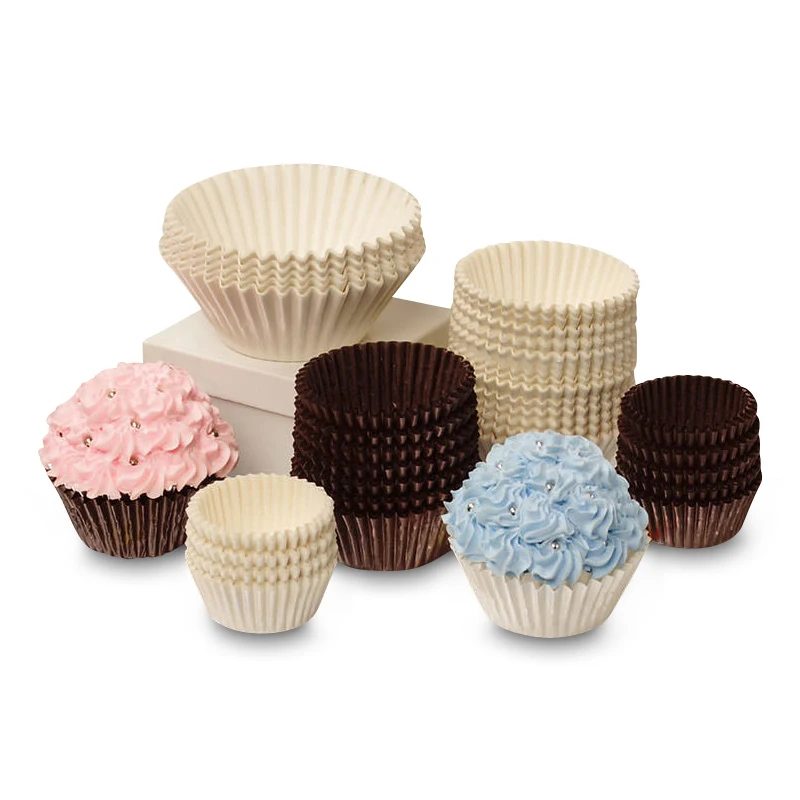 baking muffin cup chocolates brown greaseproof cupcake liner