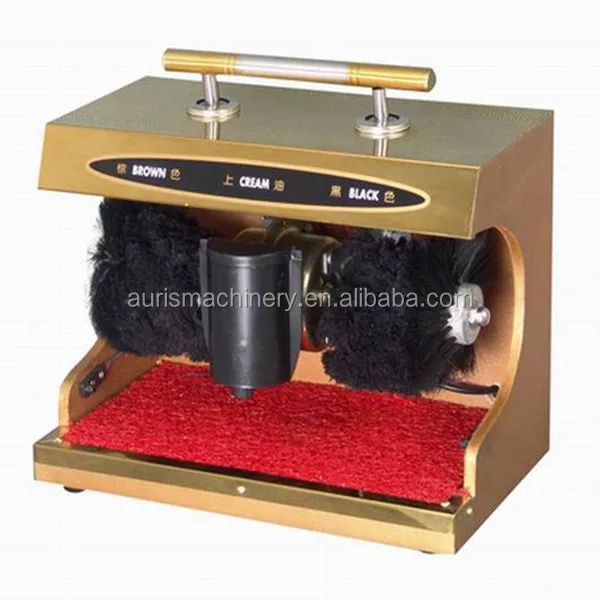 Household Automatic Leather Shoe Upper Polishing Cleaner Machine On