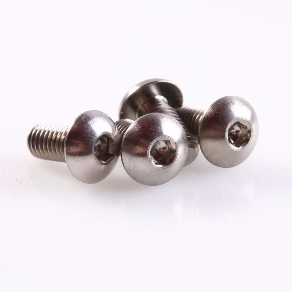 M5x20 Screws M5x20 Titanium Bolts 4 pieces 6AL4V Aerospace Grade