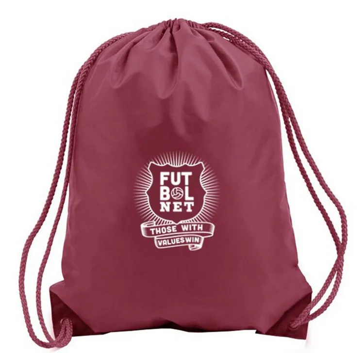 small pull string bag