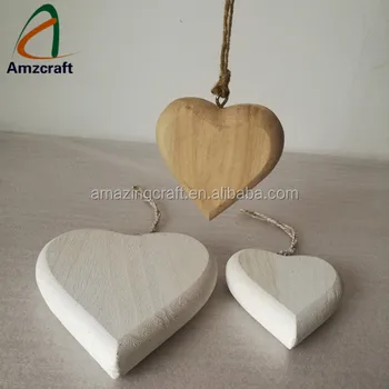 Wood Chubby Heart Shape Wall Christmas Decoration Buy Wood