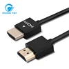 Ultra Slim HDMI Cable - High speed and Flexible - Length 10 feet with Ethernet, Audio Return - 1080p - For HD TV, DVD Blu-ray