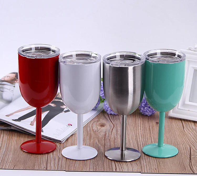 stainless wine glasses travel