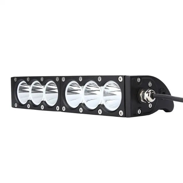 Wholesales 30w 60w 90w 120w 150w 180w 240w white amber combo single row led light bar