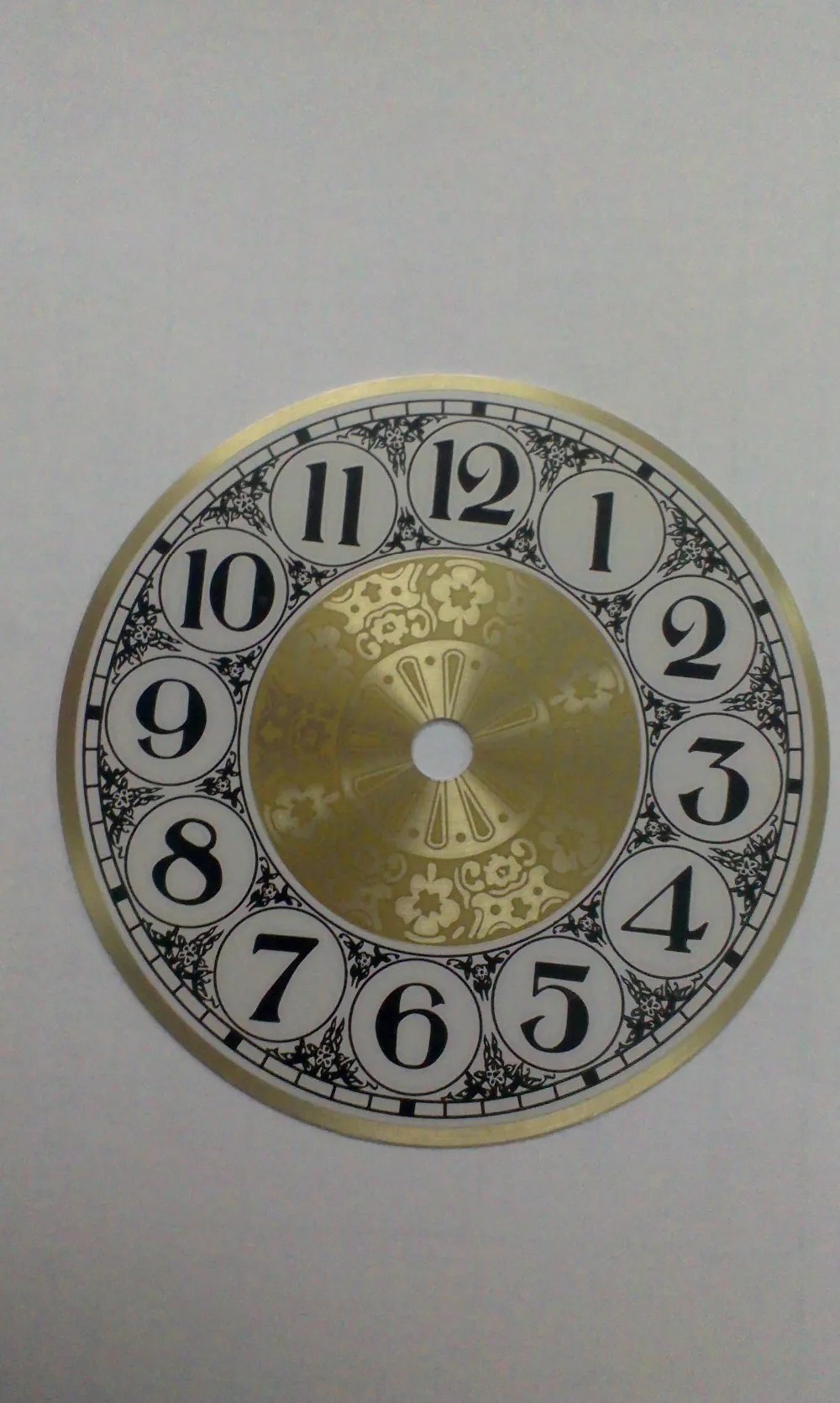 Clock Face Metal Clock Dials Aluminum Pvc Dial Diy Wall Clock Kits