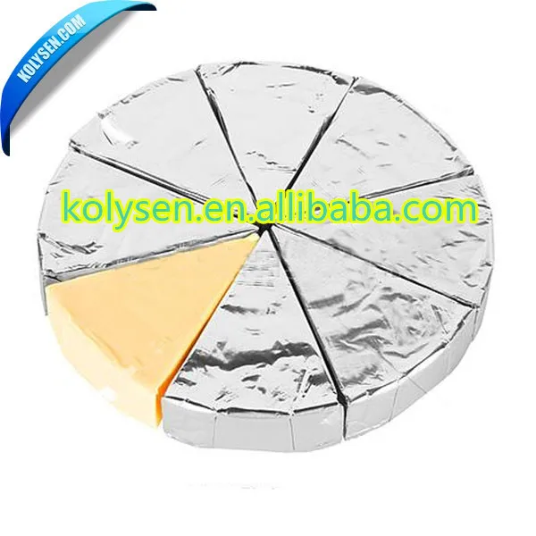 Custom Processed Triangle Cheese Packaging Aluminum Foil
