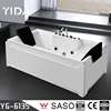 Acrylic Bath Shower Combo /Whirlpool Massage Bathtub With TV Option In Bathroom