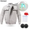 Anti-heatedstroke Super mute ultraLight sunscreen Anti UV Fan cooling clothing summer air condition jacket