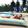 Outdoor lounge floating bean bag cover for swimming poolside beach lounger