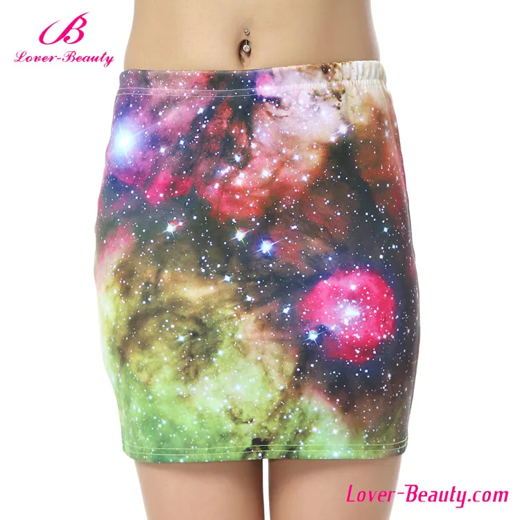 Wholesale Stretchy Fitted High Waist Sexy Teen Mini Star Skirt - Buy ...