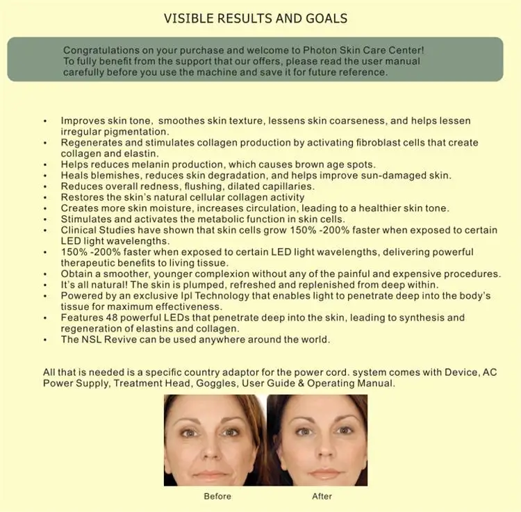 LED Photon Therapy Facial Light Treatment Therapy Machine