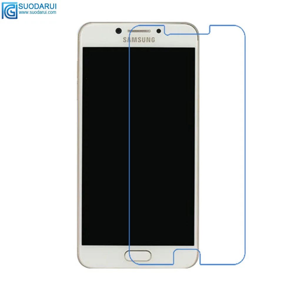 Tempered Glass Screen Protector for Samsung C5 Pro 9H 2.5D 0.26mm HD Transparent Film