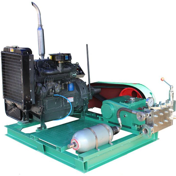 Hydraulic High Pressure Diesel Triplex Plunger Pump 7mm