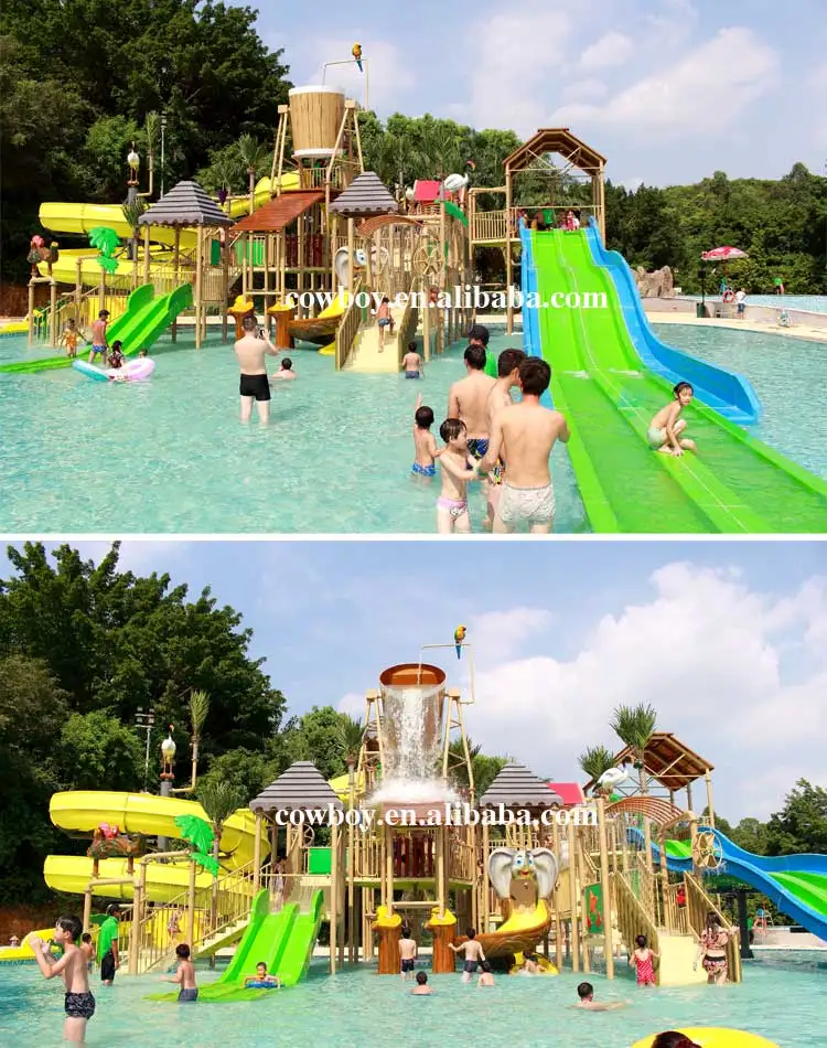 Swimming Pool Water Play Equipment Fiberglass Kids Ridehouse Equipment For Playground Buy