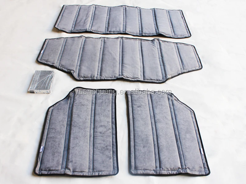 2/4 Doors Cotton Roof Hot Heat Hardtop Insulation Cover Pad For Jeep