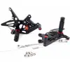Full CNC aluminum Motorcycle Adjustable Rear Foot Rest SPEED TRIPLE 1050 2005 2006 2007 2008 2009 2010