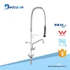 Stainless steel Waterfall Health Retractable Pre-rinse Unit Deck Mount Pressure Hospital Outdoor Kitchen Upc Faucet