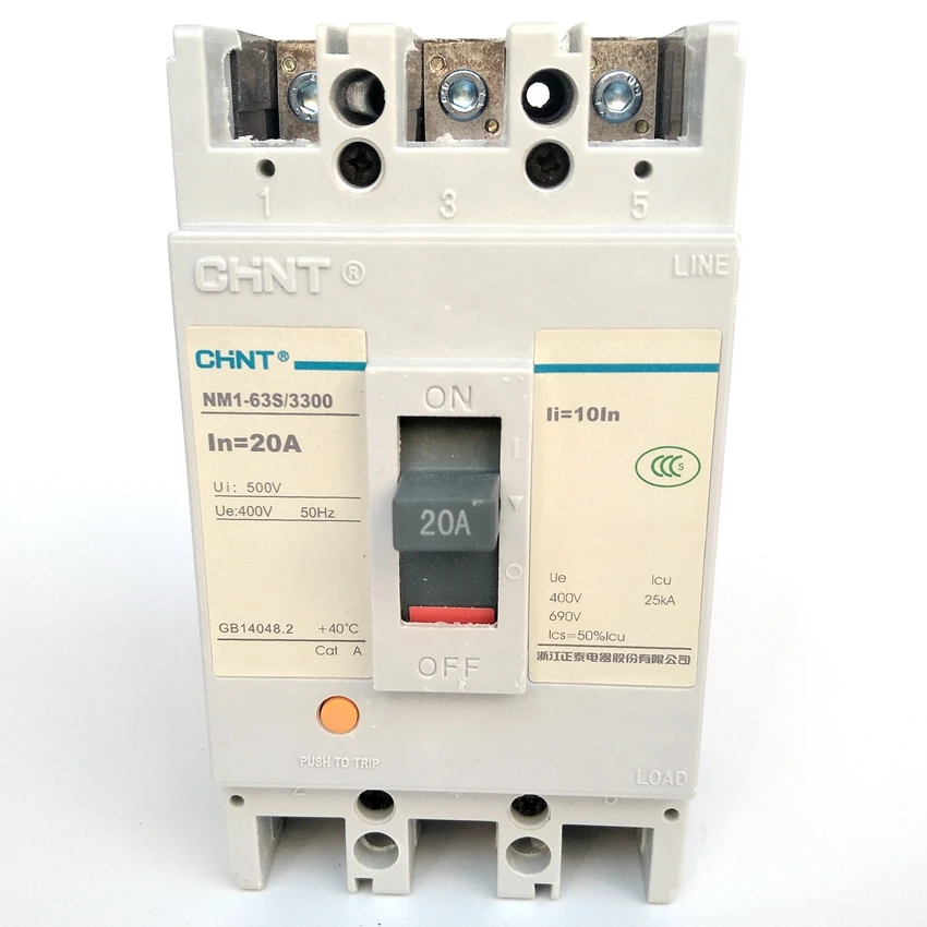 China Miniature Circuit Breaker Kc163 C25 China Circuit Breaker