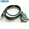 USB to Null Modem RS232 DB9 Serial DCE Adapter Cable with FTDI or PL2303