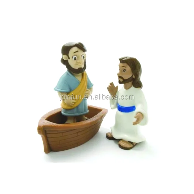 small plastic jesus figurines