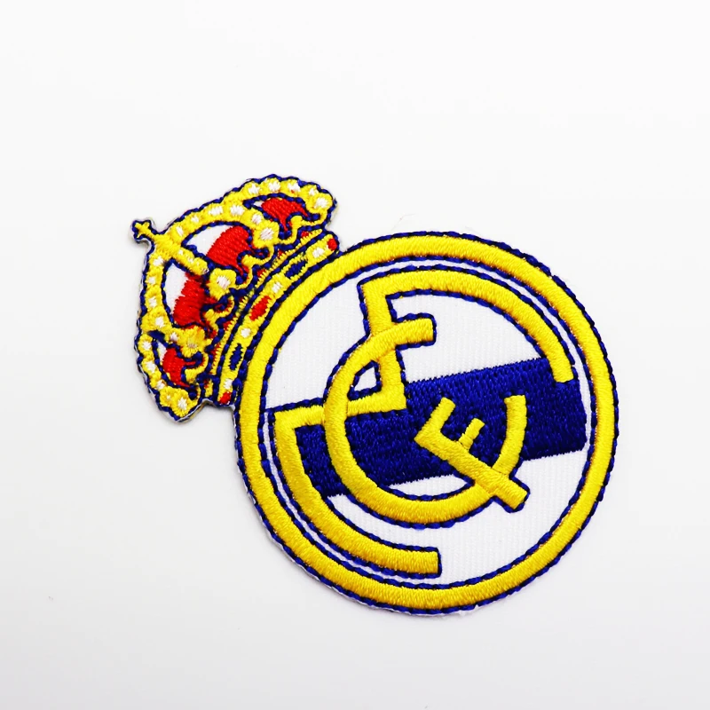 High Quality Heat Press Custom Badge Embroidery Patch With Golden ...