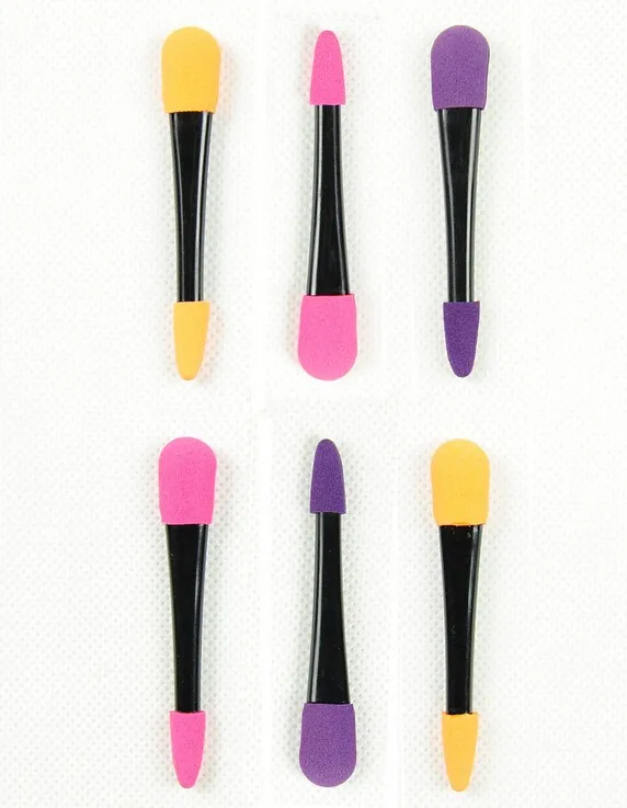 Deluxe Latex Foam 2end Eye Shadow Applicator Makeup Brush Cosmetic