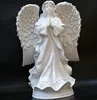 Customized size white european angel praying religious sculpture