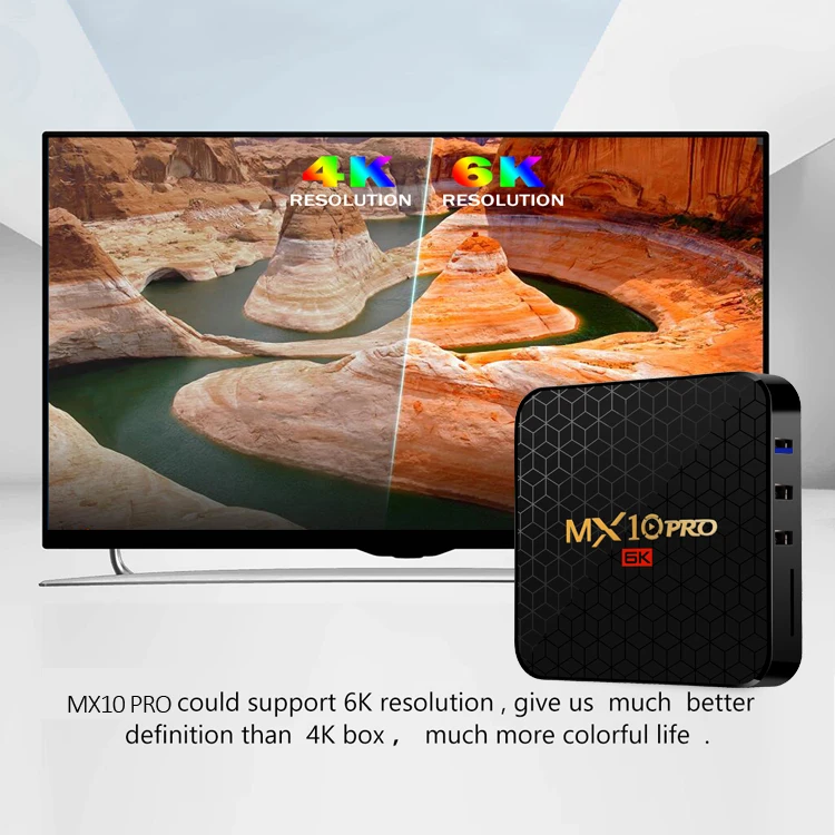 Big Promotion Mx10pro Android 9.0 Tv Box 4gb Ram 64gb Rom Allwinner H6