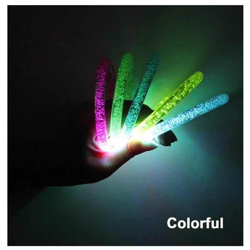 Promo custom acrylic color changing led flashing bracelet
