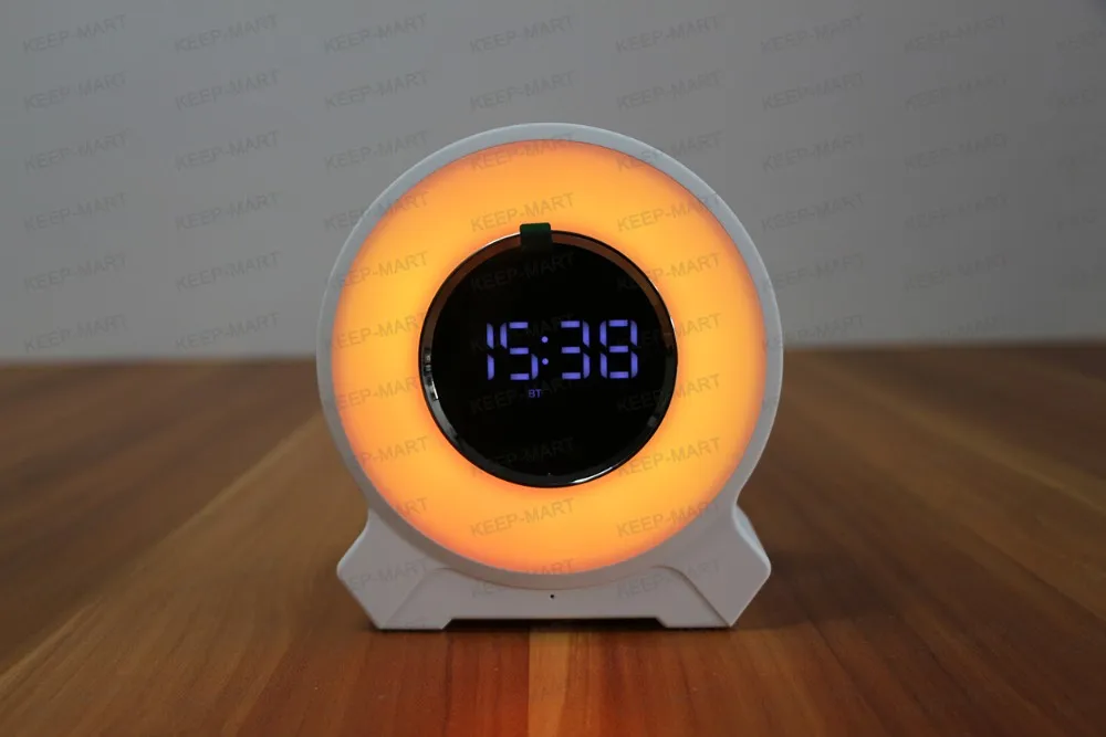 Sunrise Alarm Clock With Bluetooth Speaker Buy Rechargeable Sunrise
