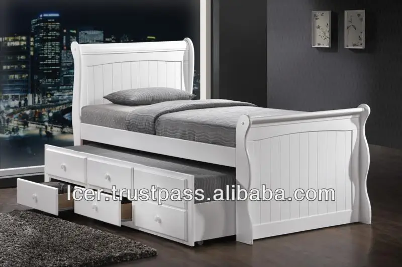 childrens bed with pull out bed