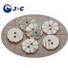 new design bespoke shape white mop shell button