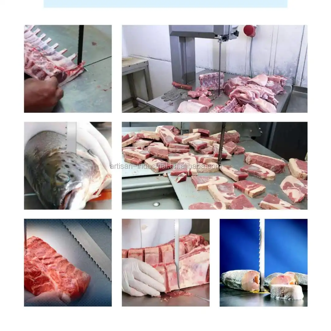 Frozen meat and fish Cutting band Saw blade