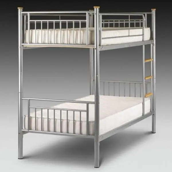 Double Decker Hotel Bed Heavy Duty Steel Metal Bunk Bed Buy Metal