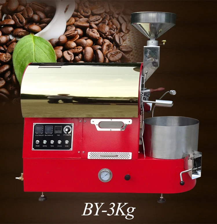 3kg Ce Stainless Steel Coffee Roaster Coffee Roasting Equipment With
