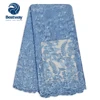 Bestway French Beaded Lace Fabric flower pattern Lace Fabric Tulle Net Lace Materials FL0405
