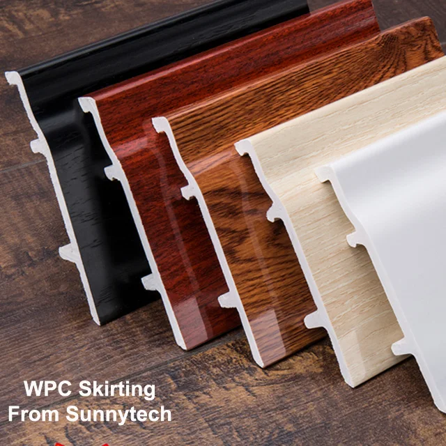 Wood Pvc Composite Skirting Board - Buy Wpc(wood Pvc Composite ...