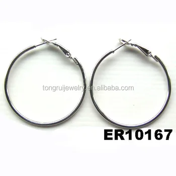 Whole Metal Spring Loaded Hoop Earrings Whole Metal Spring Loaded Hoop Earrings