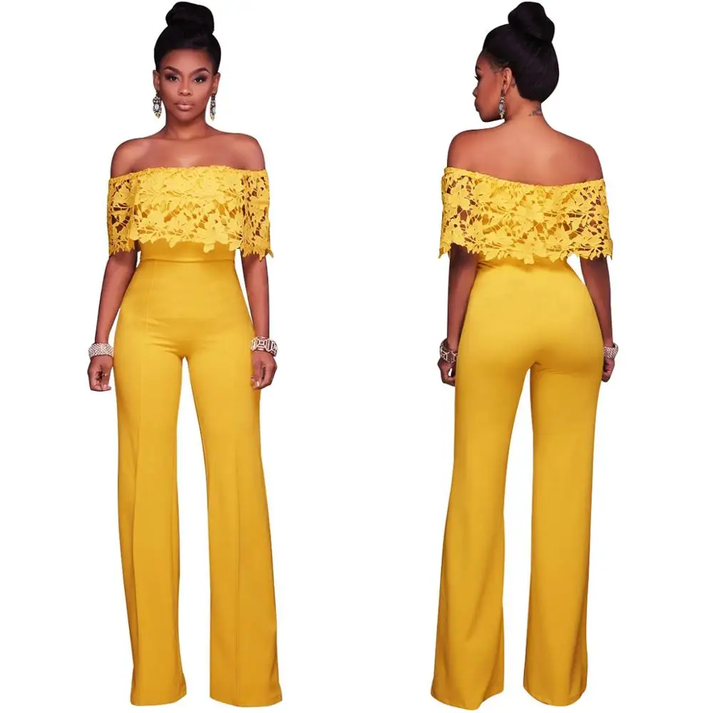 yellow jumpsuit warehouse