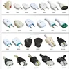 2 flat pin to 2 round electric adapter plug
