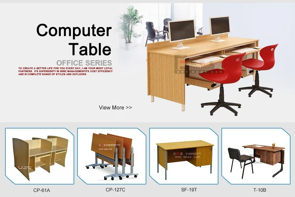 student rectangular study cum computer laboratory table