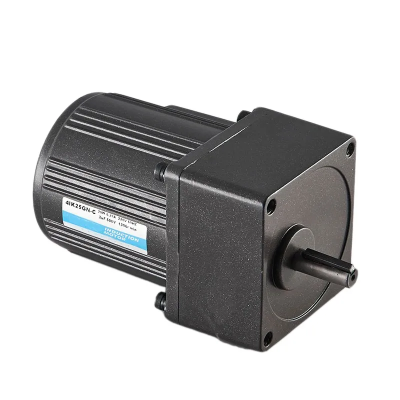 80mm 25w 110v High Torque Low Rpm Single Phase Electric Reversible Motor With With Reduction