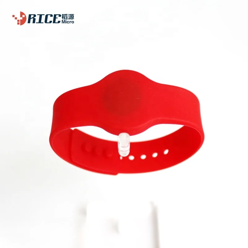 Rfid Smart Silicone Bracelet Wristband T5577 Locker Key Rfid Wristband