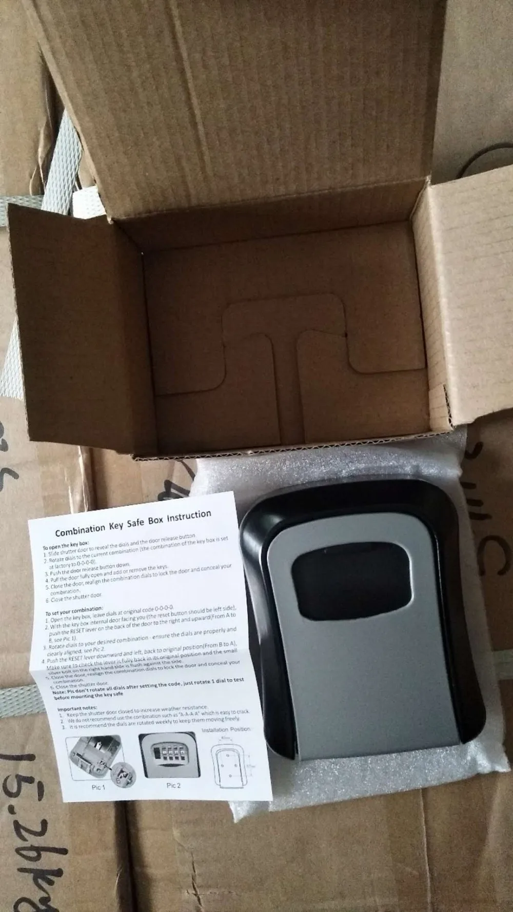 Key Lockbox For Real Estate Key Safe Combination Storage Box Key Safe