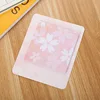 Low MOQ spring sakura pink stick writing note pad in stock